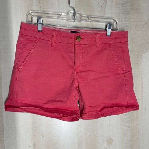 American Eagle midi shorts dark pink, size 6 - Picture 4 of 13